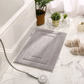 Bath Mat Plush Microfiber Absorbent Non-Slip Machine Washable