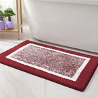 Bath Mat Plush Microfiber Non-Slip Machine Washable