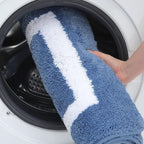 Bath Mat Plush Microfiber Non-Slip Machine Washable