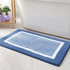 Bath Mat Plush Microfiber Non-Slip Machine Washable