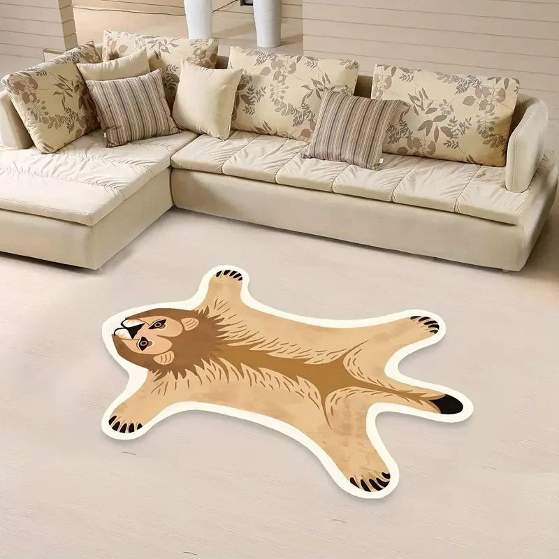 Bath Mat Plush Non-Slip Animal Design