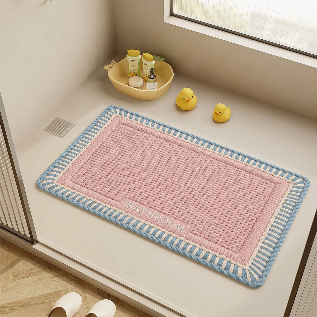 Bath Mat Plush Non-Slip Machine-Washable
