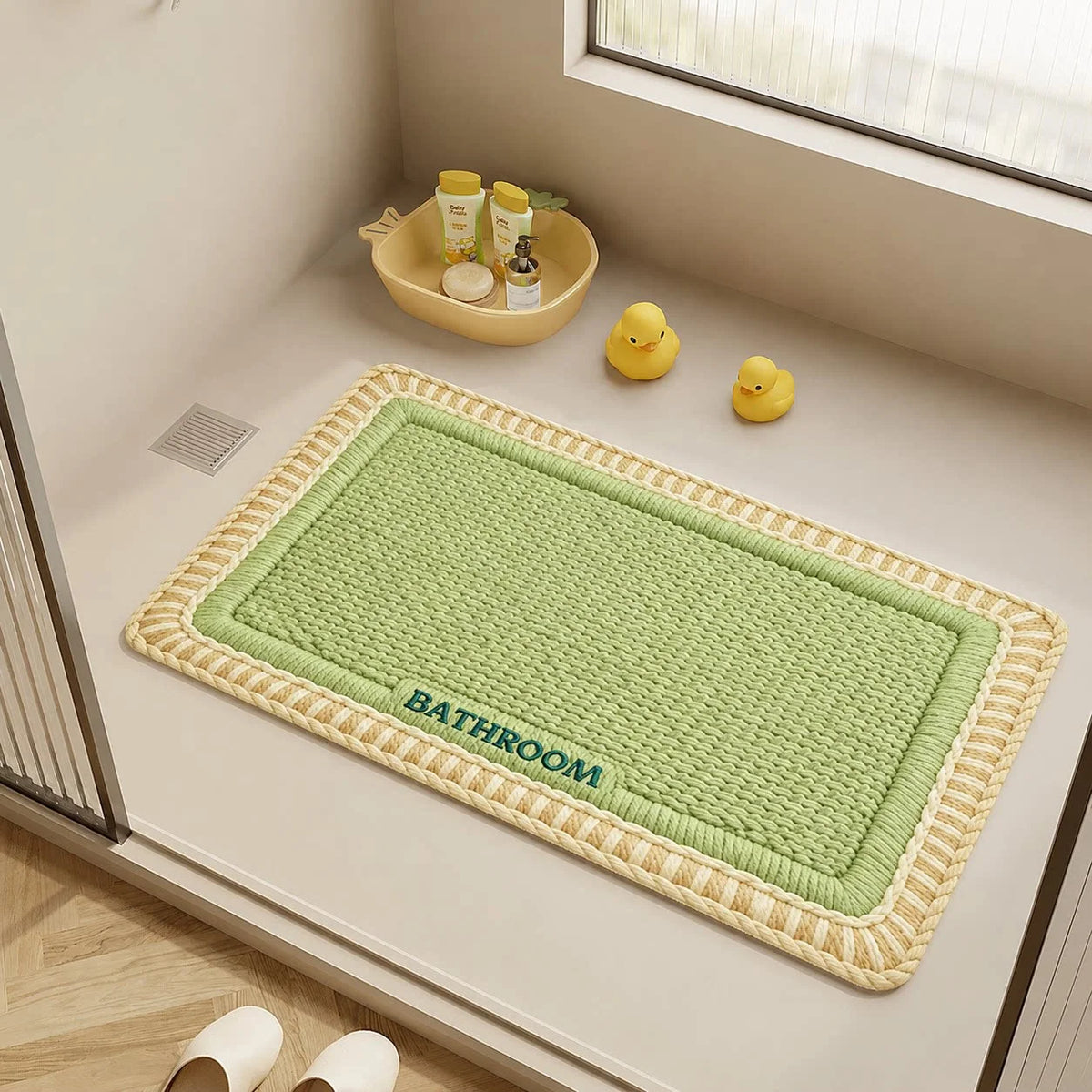 Bath Mat Plush Non-Slip Machine-Washable