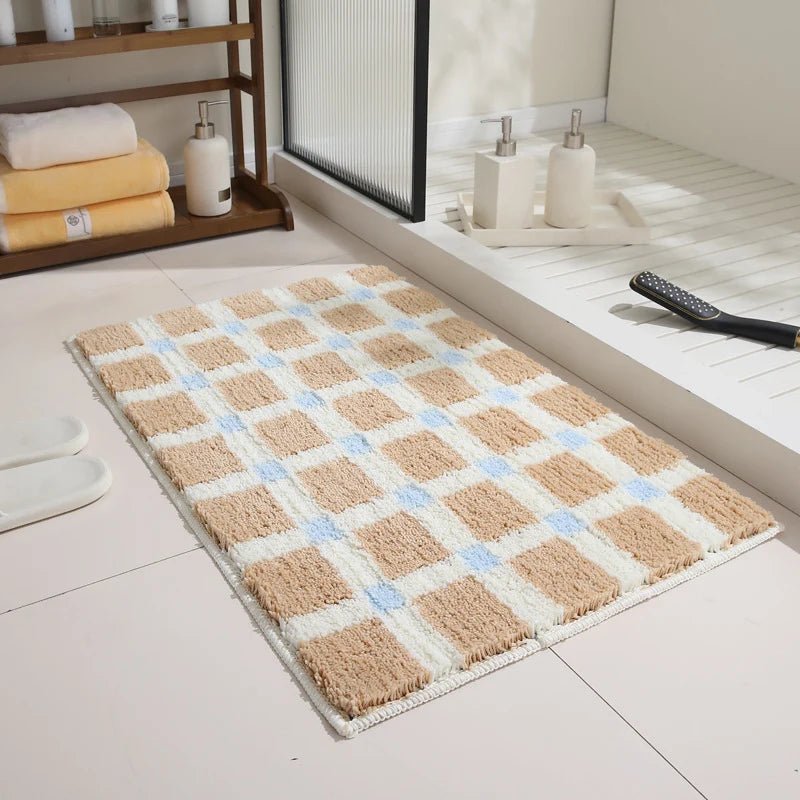 Bath Mat Plush Non-Slip Machine Washable