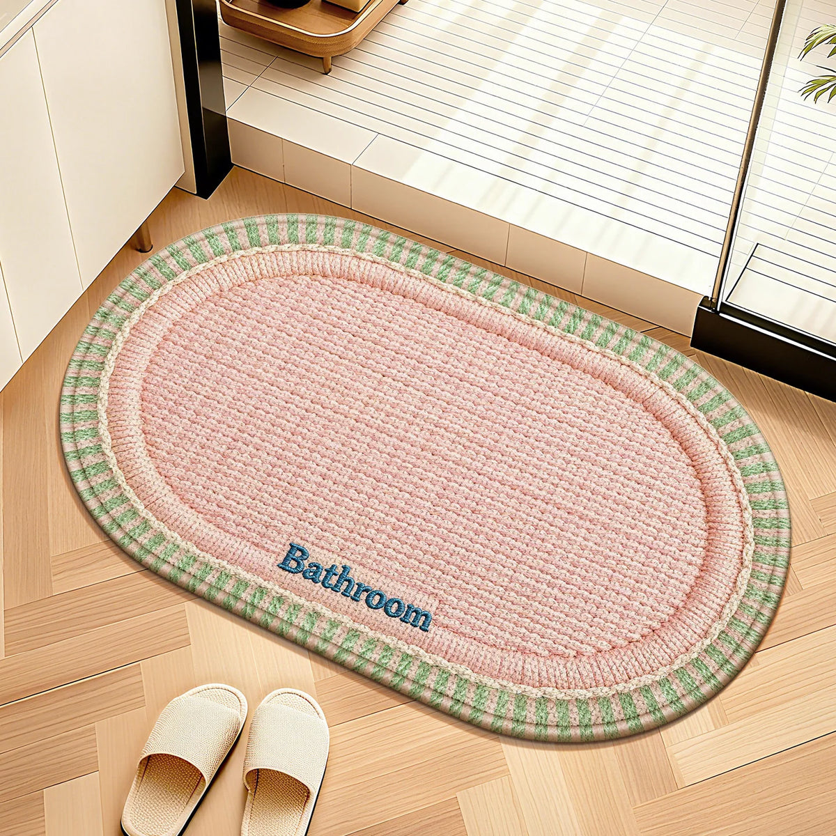 Bath Mat Plush Non-Slip Machine-Washable