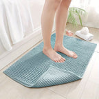 Bath Mat Soft Chenille Non-Slip & Highly Absorbent