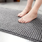 Bath Mat Soft Chenille Non-Slip & Highly Absorbent