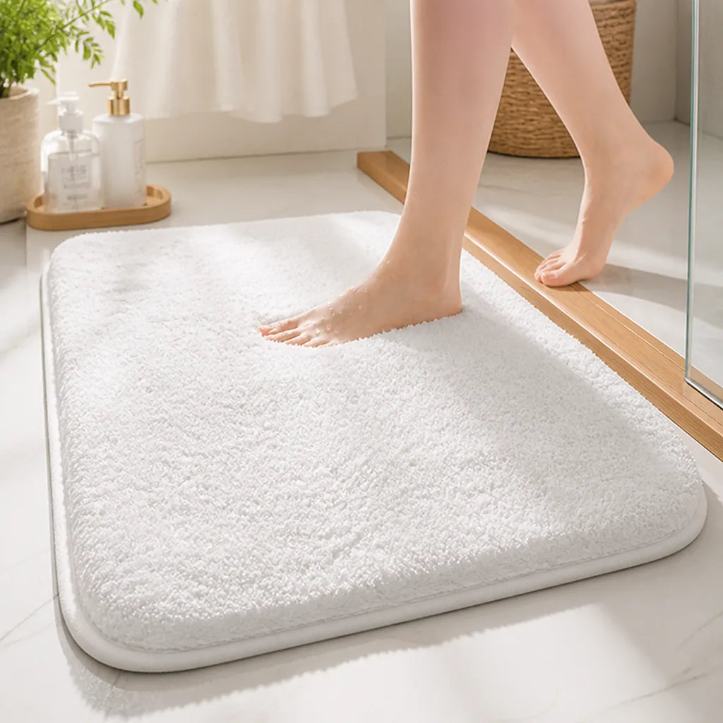 Bath Mat Ultra-Thick Microfiber Highly Absorbent & Anti-Slip