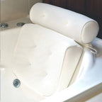 Bath Pillow Ergonomic Neck Support Quick-Dry Mesh Suction Cups