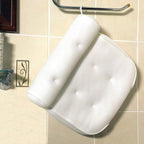 Bath Pillow Ergonomic Neck Support Quick-Dry Mesh Suction Cups