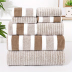 Bath Towel Set Microfiber Quick-Drying 8-Piece Set