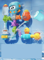 Bath Toy Set 21-Piece Interactive Pipe & Valve