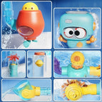 Bath Toy Set 21-Piece Interactive Pipe & Valve