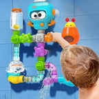 Bath Toy Set 21-Piece Interactive Pipe & Valve