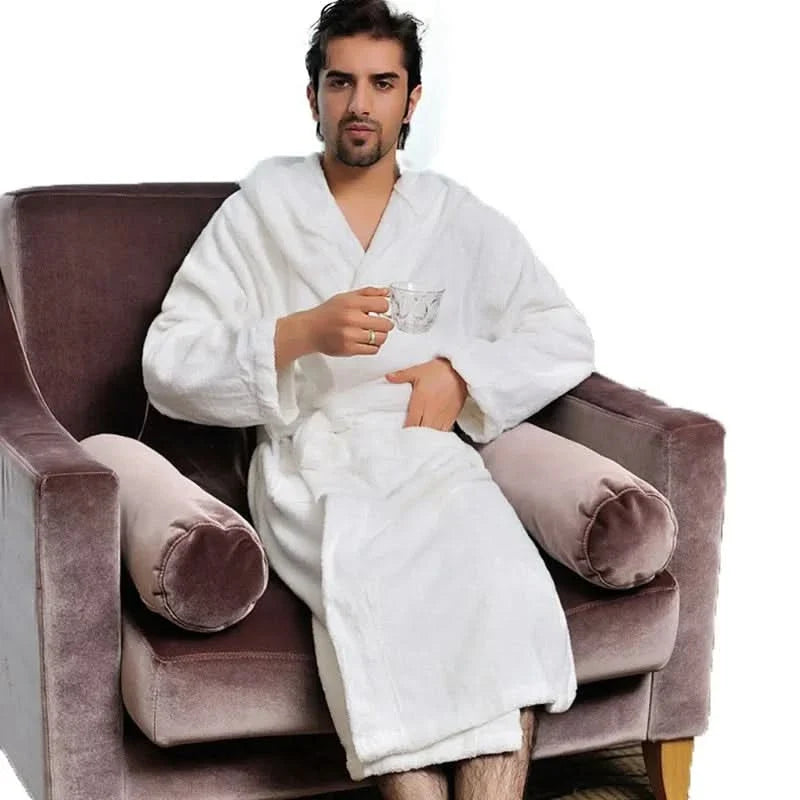 Bathrobe Cotton Hooded Soft & Breathable