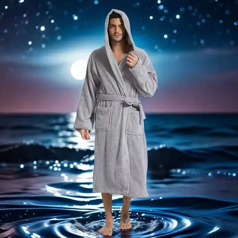 Bathrobe Cotton Hooded Soft & Breathable