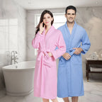 Bathrobe Cotton Terry Soft & Absorbent Unisex Loose Fit