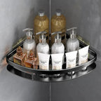 Bathroom Corner Shelf Self-Adhesive Aluminum Set of 2