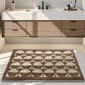 Bathroom Mat Plush Non-Slip Machine Washable