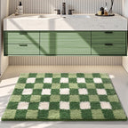 Bathroom Mat Plush Non-Slip Machine Washable