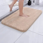 Bathroom Rug Plush Absorbent Non-Slip Machine-Washable