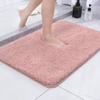 Bathroom Rug Plush Absorbent Non-Slip Machine-Washable