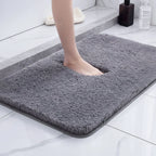Bathroom Rug Plush Absorbent Non-Slip Machine-Washable