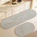 Bathroom Rug Quick-Dry Absorbent Anti-Slip Backing