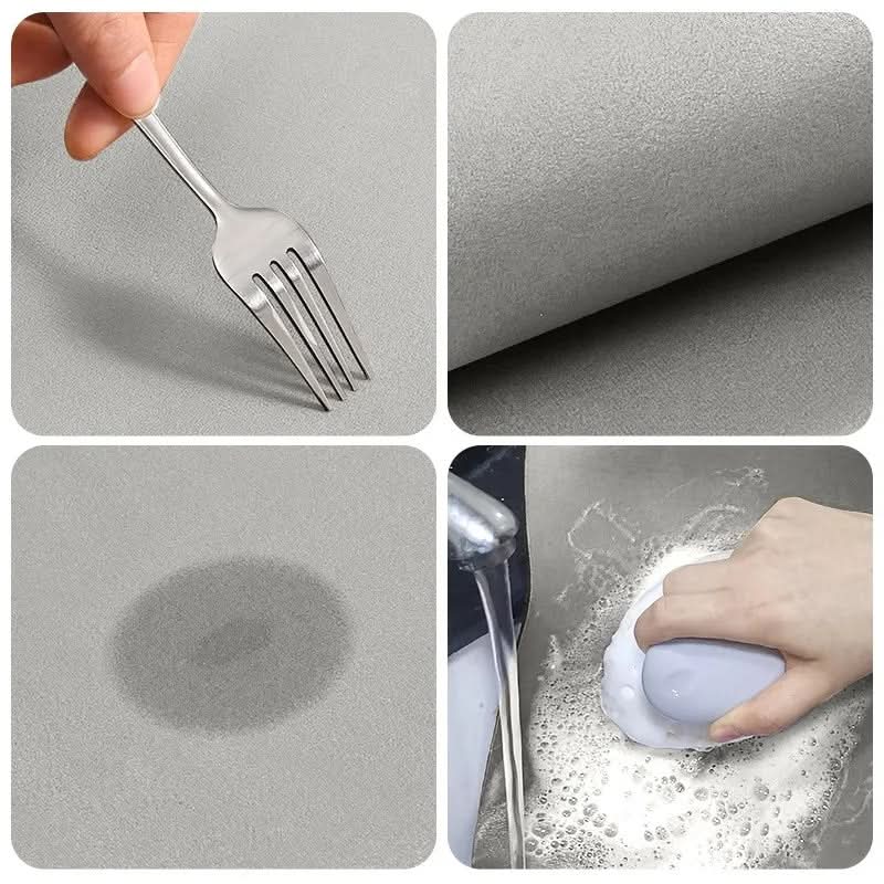 Bathroom Rug Quick-Dry Absorbent Anti-Slip Backing
