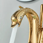 Bathroom Sink Faucet Single-Handle Ceramic Disc Single-Hole Mount