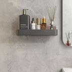 Bathroom Wall Shelf Integrated Towel Rail Water-Resistant