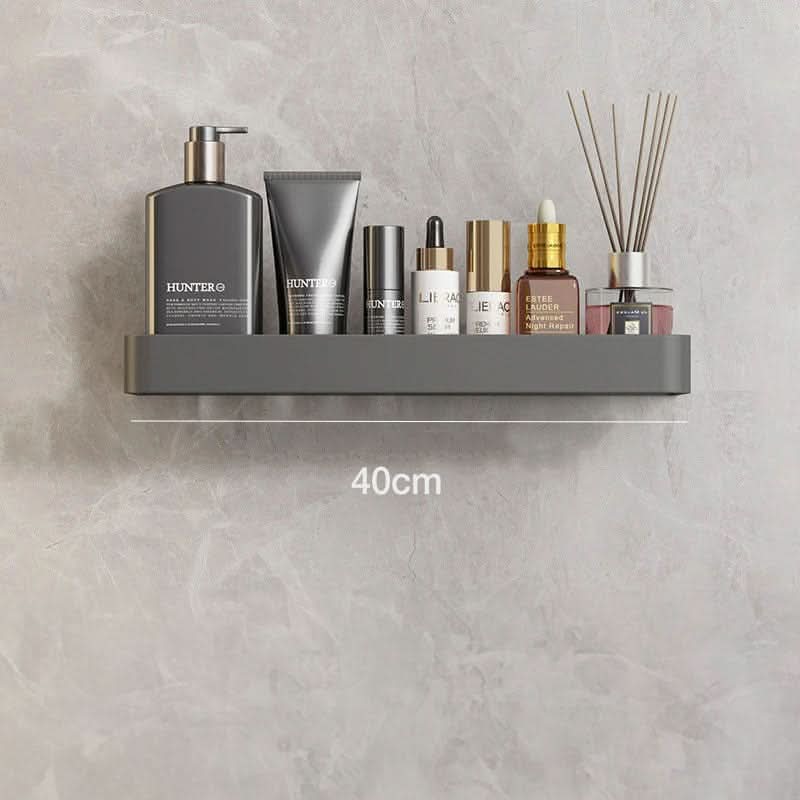 Bathroom Wall Shelf Integrated Towel Rail Water-Resistant