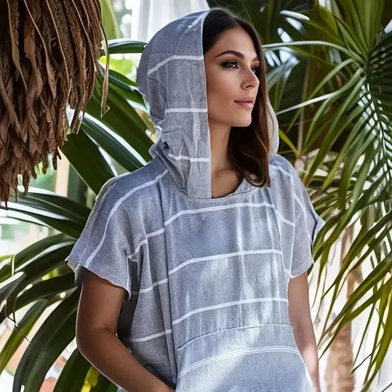 Beach Changing Poncho Quick-Drying Oversized Travel-Friendly