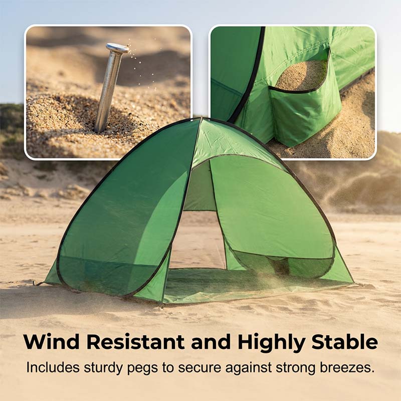 Beach Tent Pop-Up 98% UV Protection