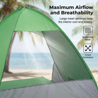 Beach Tent Pop-Up 98% UV Protection