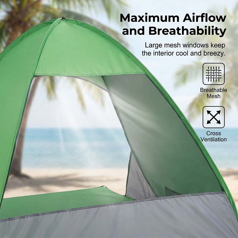 Beach Tent Pop-Up 98% UV Protection
