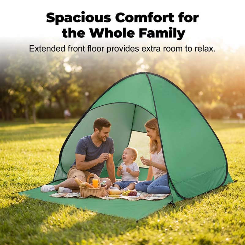 Beach Tent Pop-Up 98% UV Protection