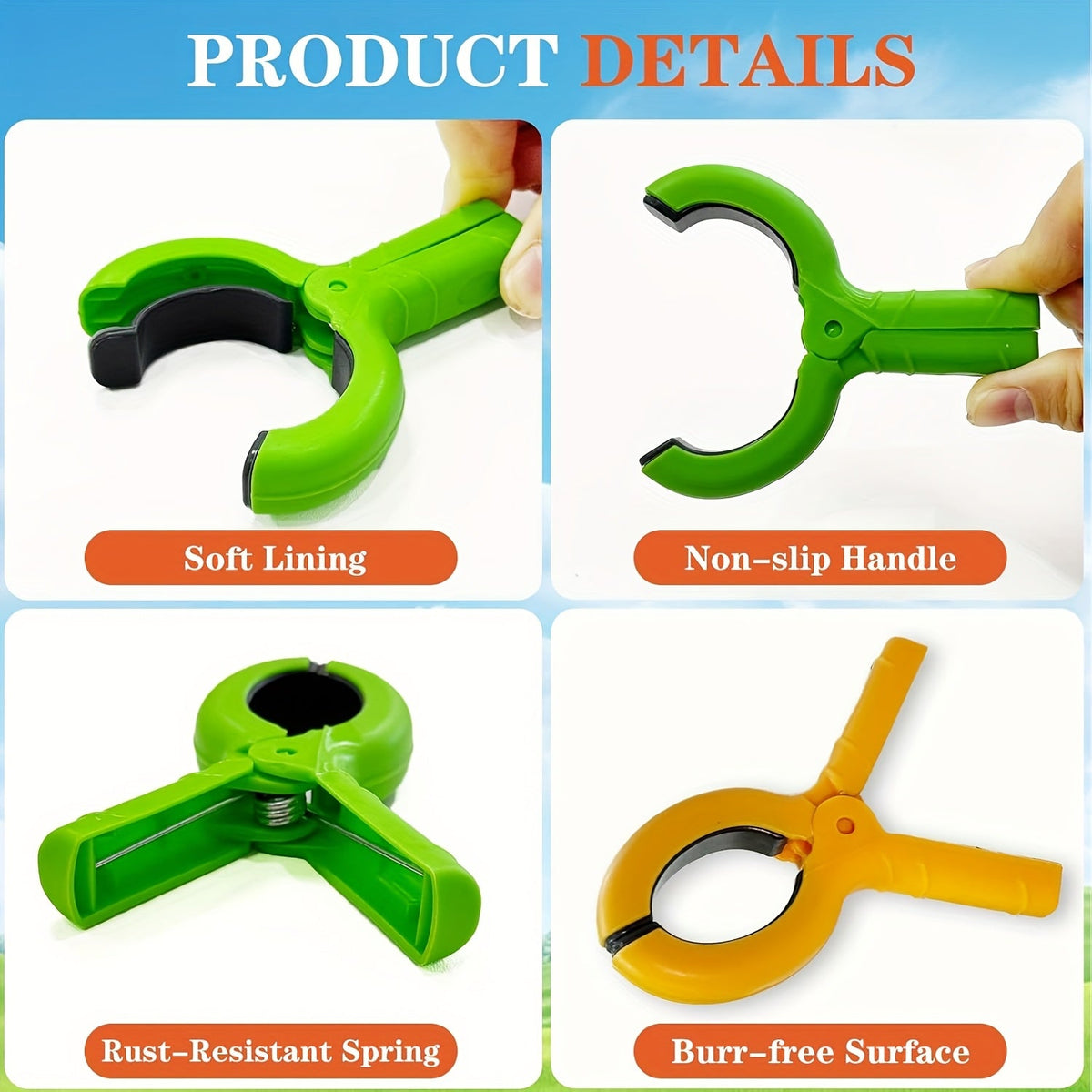 Beach Towel Clips Windproof & Sand-Resistant Set of 4