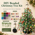 Beaded Tree Craft Kit Multicolored Beads Angel Topper