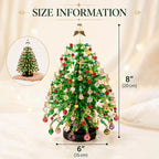 Beaded Tree Craft Kit Warm Light String Included