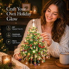 Beaded Tree Craft Kit Warm Light String Included