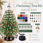 Beaded Tree Craft Kit Warm Light String Included