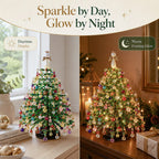Beaded Tree Craft Kit Warm Light String Included