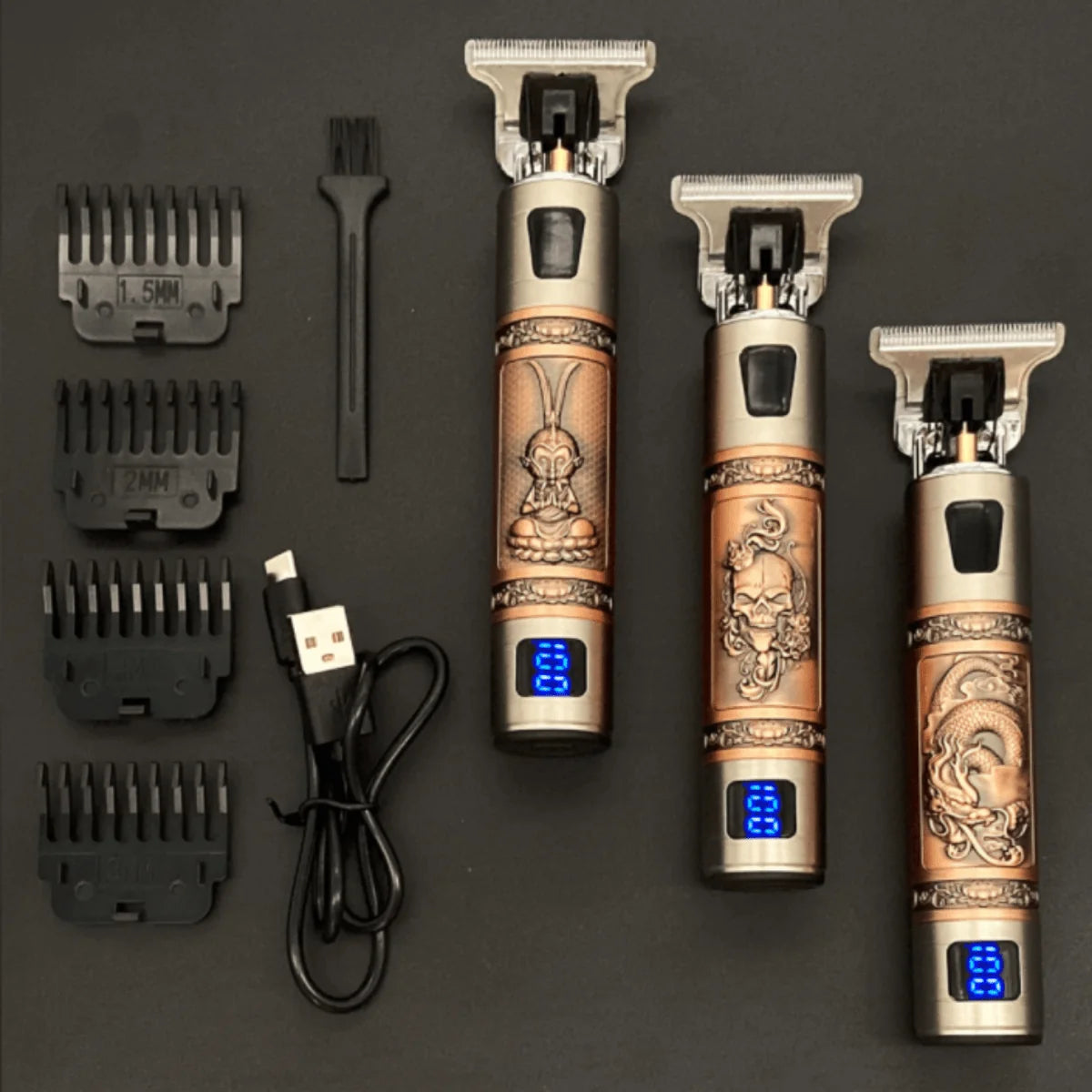 Beard Trimmer Cordless Rechargeable Precision Blades