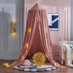 Bed Canopy Breathable Polyester-Cotton Blend With Mounting Kit