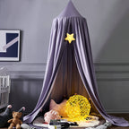 Bed Canopy Breathable Polyester-Cotton Blend With Mounting Kit