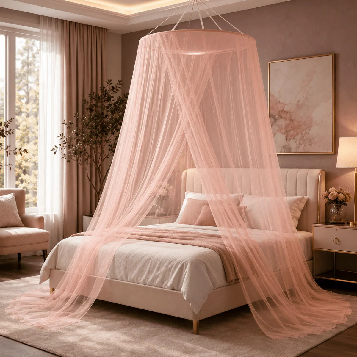 Bed Mosquito Net Foldable Breathable Mesh Insect Protection
