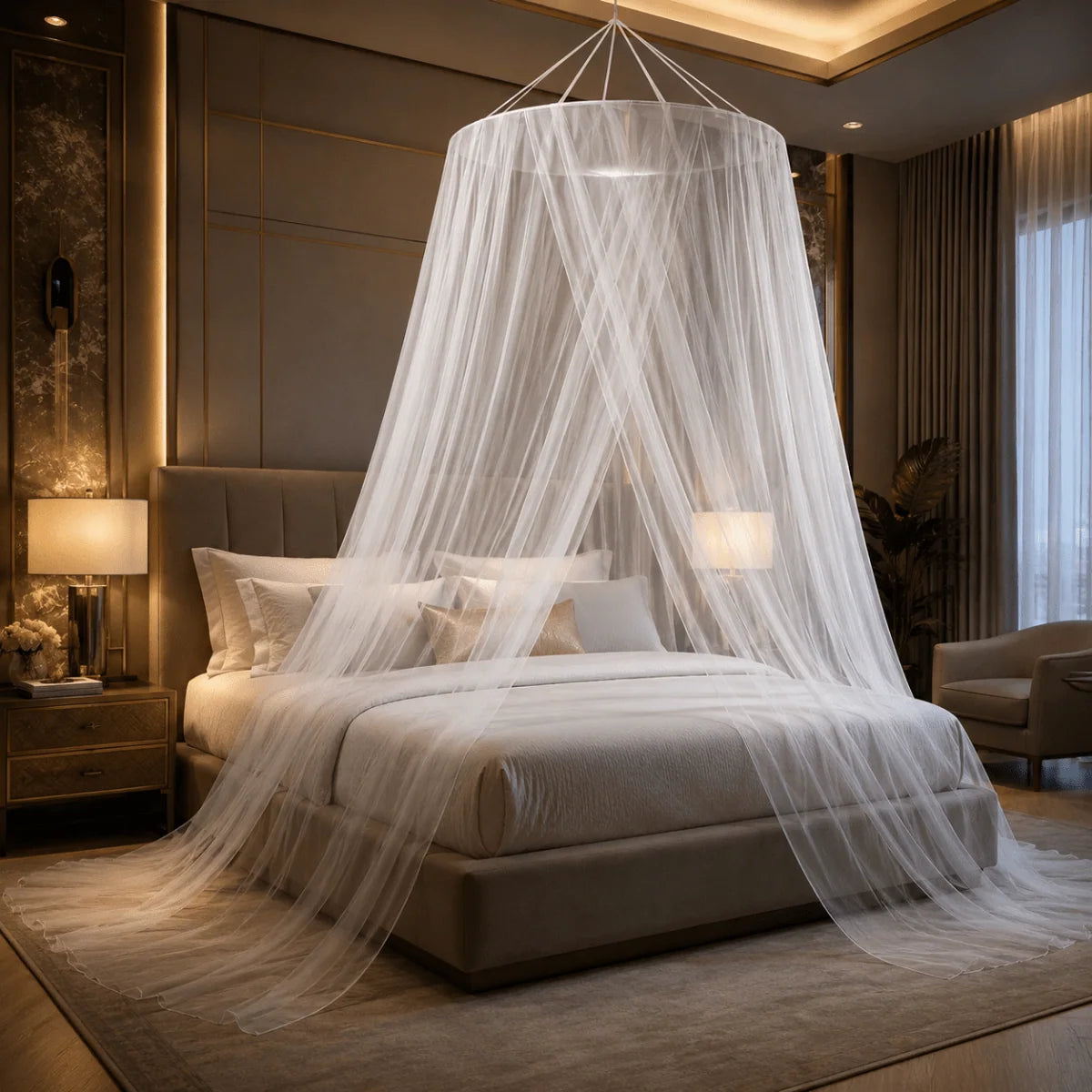 Bed Mosquito Net Foldable Breathable Mesh Insect Protection