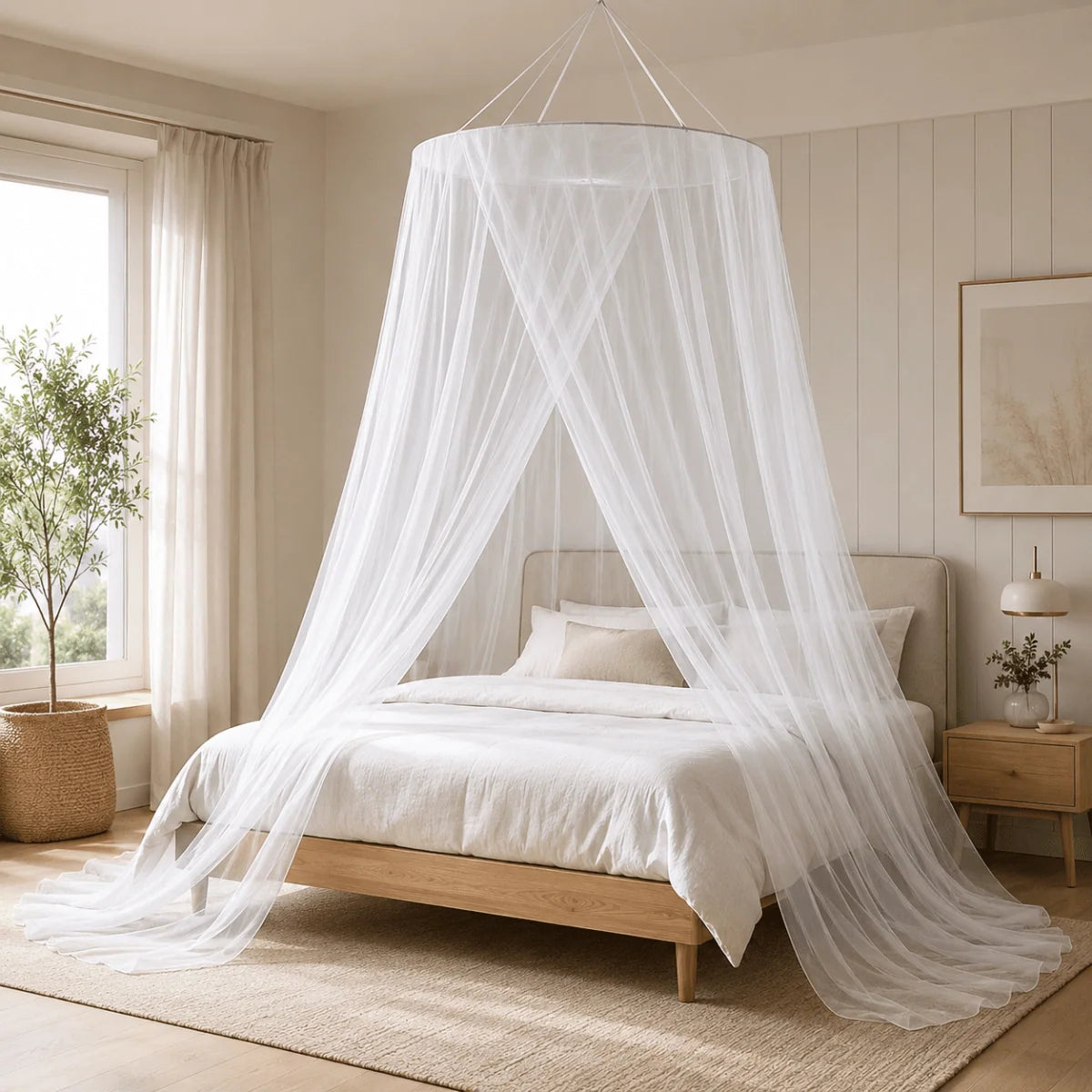 Bed Mosquito Net Foldable Breathable Mesh Insect Protection