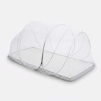 Bed Mosquito Net Foldable Polyester With Zipper